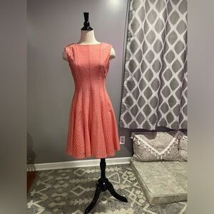 Danny And Nicole Sleeveless Floral Lace Fit & Flare Dress size 6